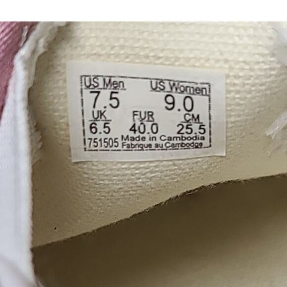 Vans Classic Slip-On Checkerboard Pink White Women's 9 - Picture 6 of 9